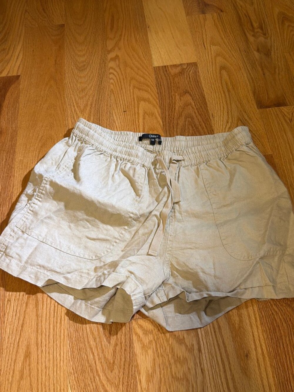 Quince Linen Shorts Oat Size M